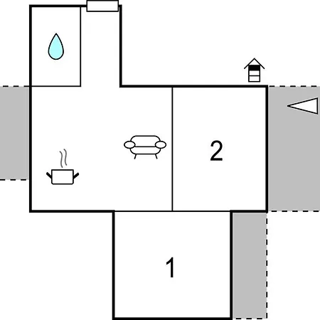 2 Bedroom Cozy In Suhi Potok, Apartmán *